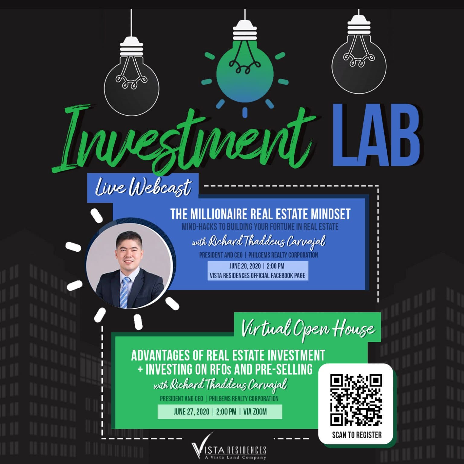 Vista Residences’ Investment Lab - Condo investment in Manila Image