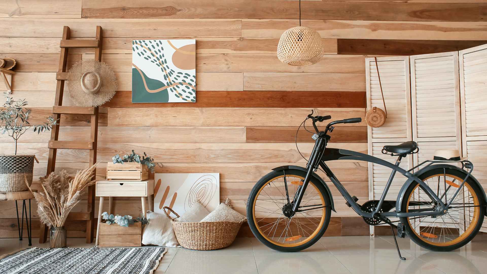 condo interior accent walls