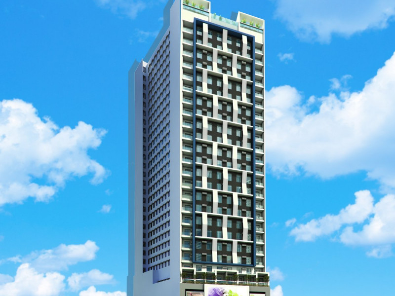 Condo for sale in Katipunan, Vista 309 building perspective