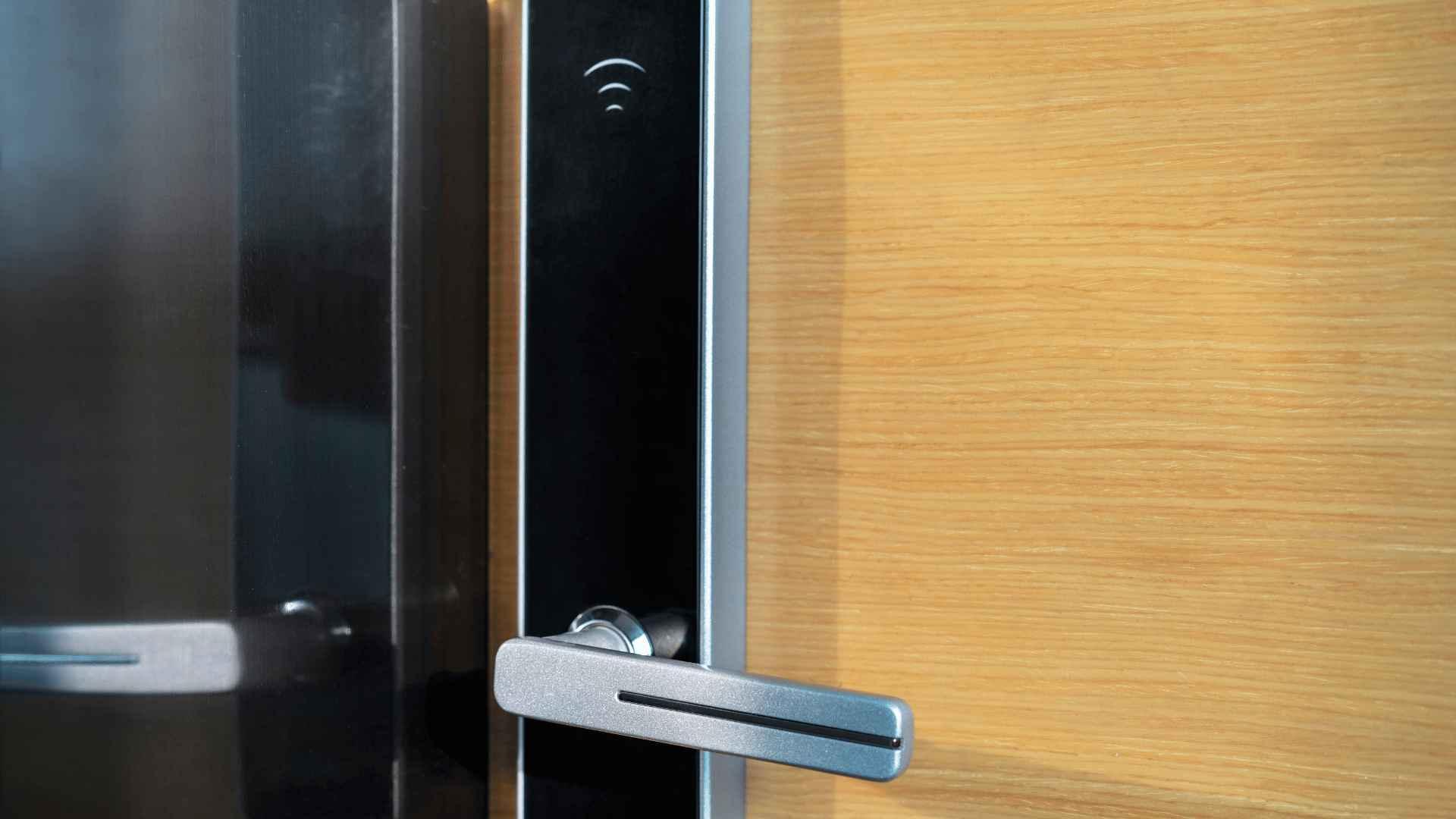 high tech lock doors for condo living