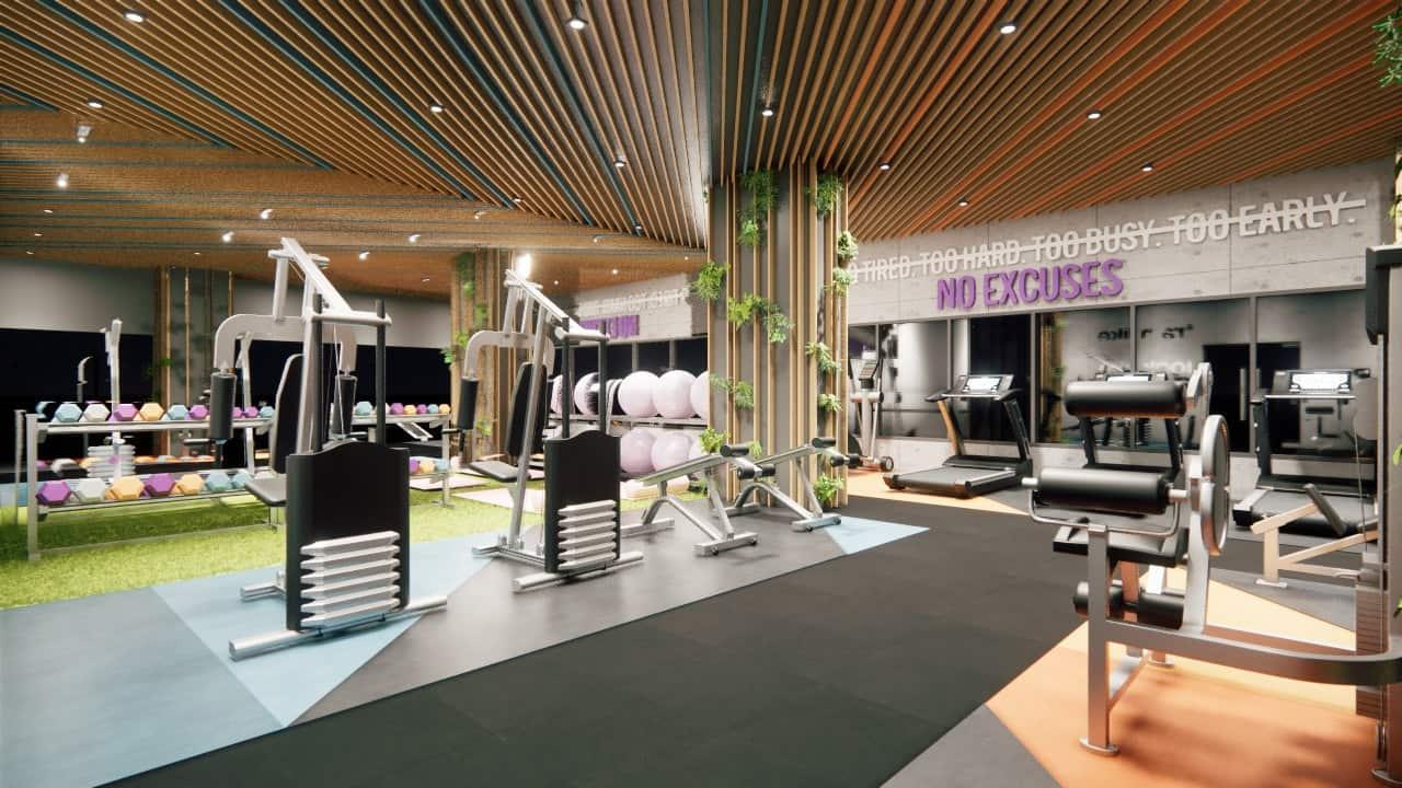 Gym and amenities at Vista Residences