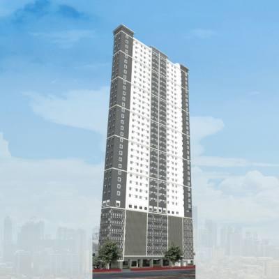 Condo in Manila, Bradbury Heights building perspective
