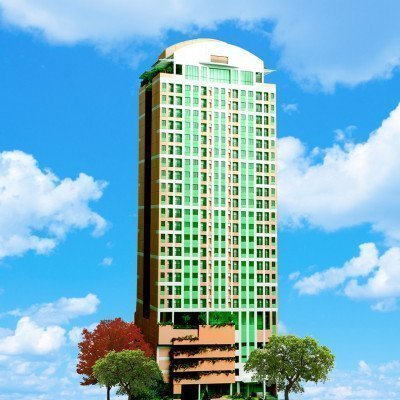 Condo in Manila, Crown Tower Building perspective