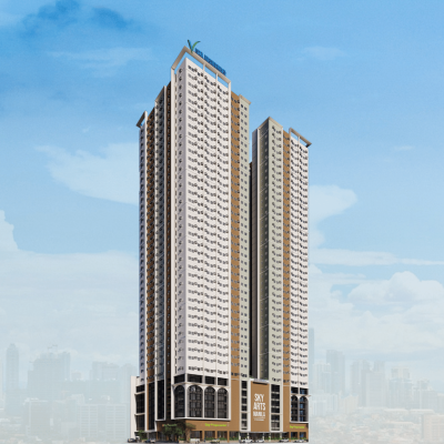 Condo for sale in Manila City, Sky Arts building perspective