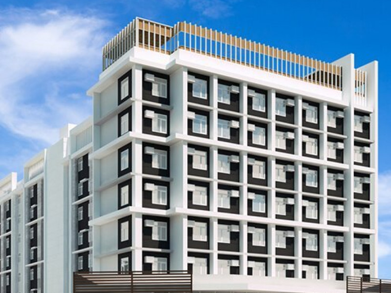 Condo for sale in Manila, Vista Heights building perspective